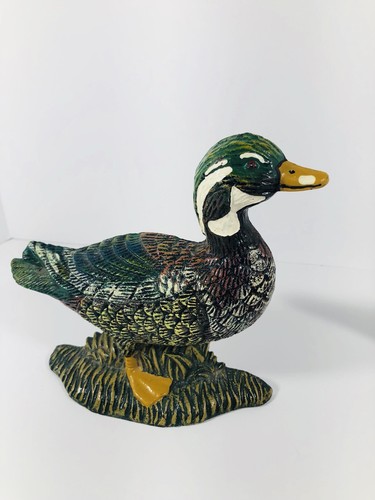 Vintage Cast Iron Duck Doorstop Bookends Noymer 1995 — Set Of 2 Opposing Sides. - Picture 6 of 8