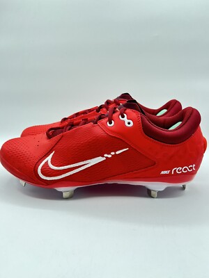 Nike Women s Hyperdiamond 4 Elite Cleats Size 11 Red/White |CZ5917-616|