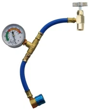 FJC 6037 R-134a U-Charge Hose and Gauge for Self-sealing Valve Cans