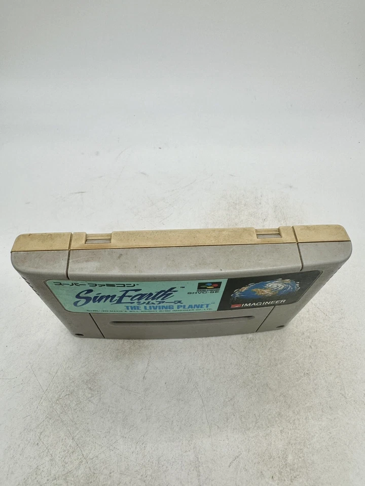 Japanese Sim Earth The Living Planet Super Famicom SFC Japan import US Seller - Image 2 of 3