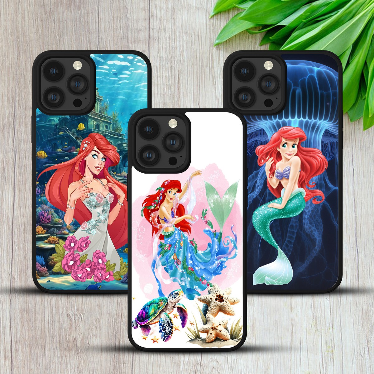 PRINCESS ARIEL LITTLE MERMAID PHONE CASE COVER FOR IPHONE SAMSUNG