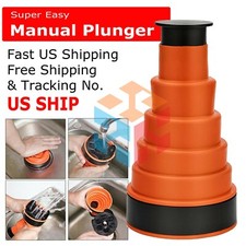 Drain Blaster Air Pump Sink Toilet High Pressure Plunger Clogged Pipes Cleaner