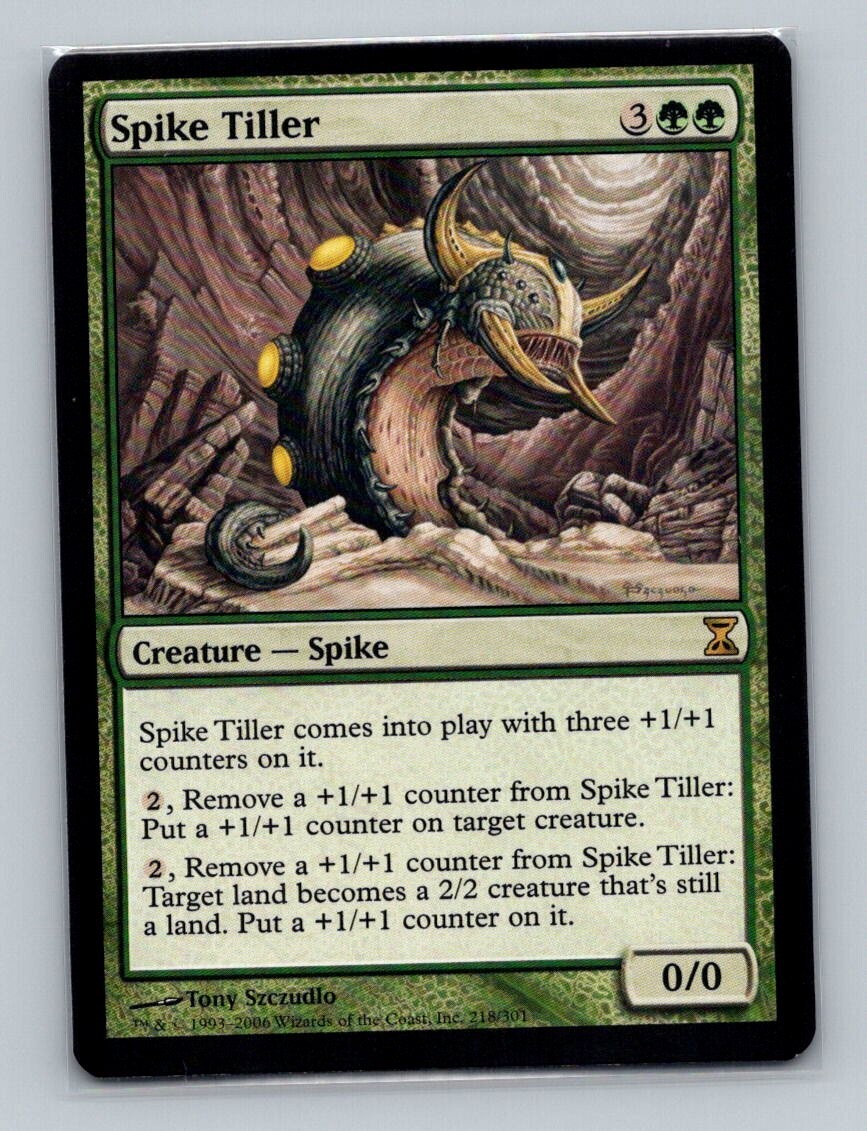 Spike Tiller 1x FOIL TSP MTG Time Spiral Rare MINT green Spike Tiller 1x FOIL TSP MTG Time Spiral Rare MINT green