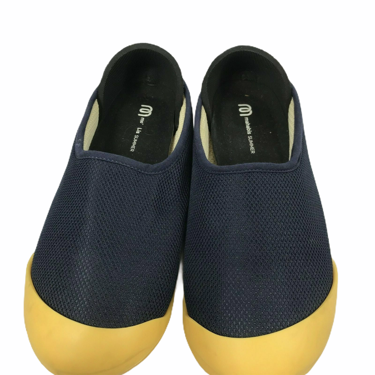 Mahabis Convertible Snap Slipper Shoes Dark Navy Blue with  display picture 3