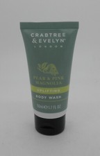 CRABTREE EVELYN Pear Pink Magnolia Uplifting Travel Sz Body Wash 0.17 oz