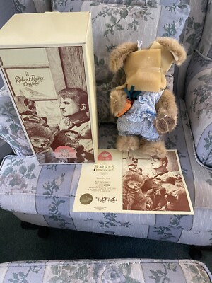 NEW & ORIGINAL Raikes Easter 1992 Dottie Bunny W/ Tags, COA Limited Edition