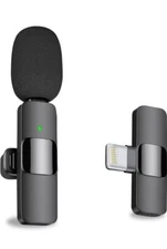Wireless lavalier Microphone for iPhone  iPad  Live Streaming Mini mic NOB