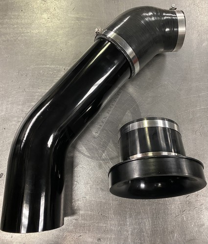 4" inch Black Air Intake Kit Velocity Stack for Honda Civic Integra B18 B16 D - Picture 4 of 4