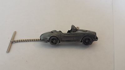 Triumph TR4 Ref276 Zinnoptik 3D Auto Tack Tie Pin mit Kette