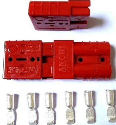 10x   Quick Connector 50A 8AWG Plug Disconnect Winch Trailer red  #T8