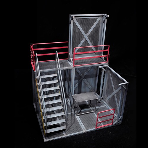MMMTOYS 1/12th Steel Sentry Station Scene Platform for Action Figure Accessori3r - Picture 2 of 6