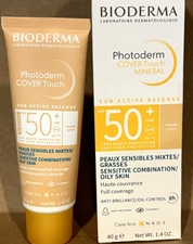 Bioderma Photoderm Mineral Cover Touch Light SPF50 40g Anti- Shine Exp 2027