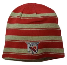 New York Rangers CCM NHL Classic Reversible Striped Hockey Hat Beanie Toque