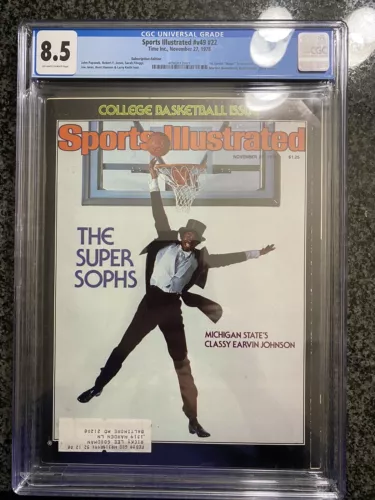 1978 Sports Illustrated Magic Johnson CGC 8.5 Rookie HIGHEST GRADED First Appear