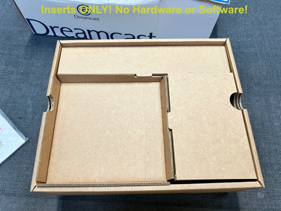Sega Dreamcast CARDBOARD Inserts / Inlay / Tray ONLY (like Polys / Eggbox) - Image 4 of 4