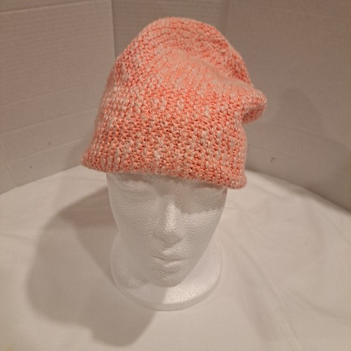 American Eagle Outfitters AE Pink Orange Beanie Winter Hat Cotton Blend