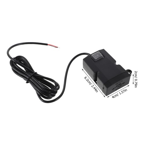 Mobile Phone Charger Car Usb Port Tablet for Motorcycle Handlebar Dual - 第 5/12 張圖片