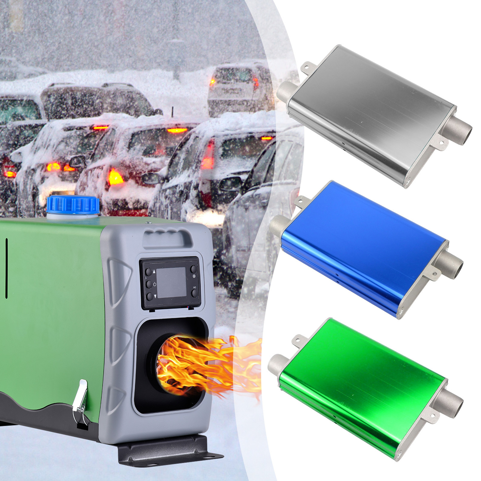 Upgraded 24mm Exhaust Pipe Silencer Muffler For Car Air Diesel Parking Heater