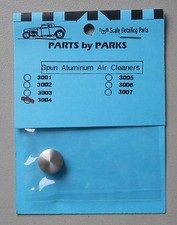 SPUN ALUMINUM AIR CLEANER 1:24 1:25 PART BY PARKS CAR MODEL ACCESSORY 3004