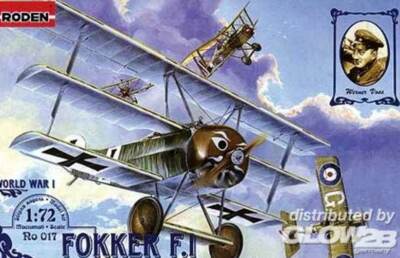 RODEN Fokker F.I Jasta 10 Werner Voss 11 Kurt Wolff Modell-Bausatz 1:72 NEU kit