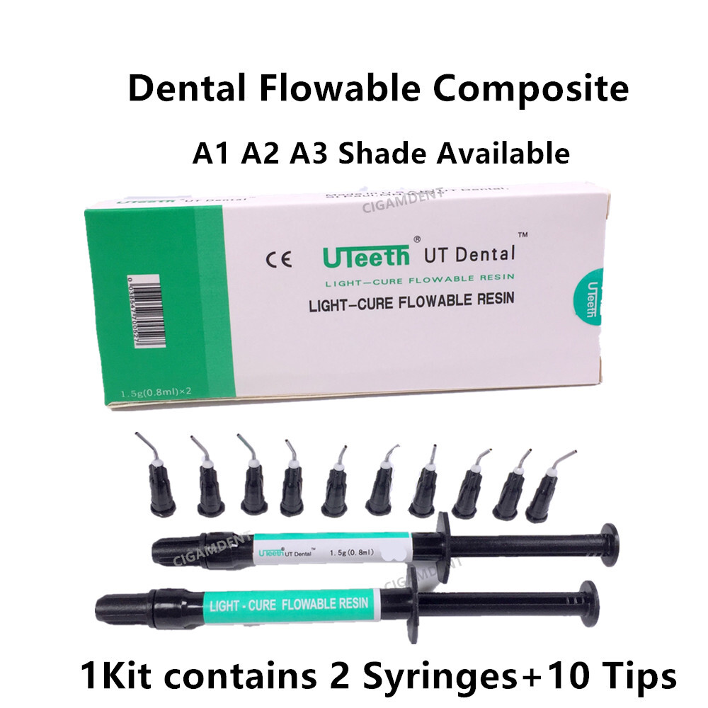 UT Dental Flow Composite Filling Flowable Light Cure Resin Refill A1 A2