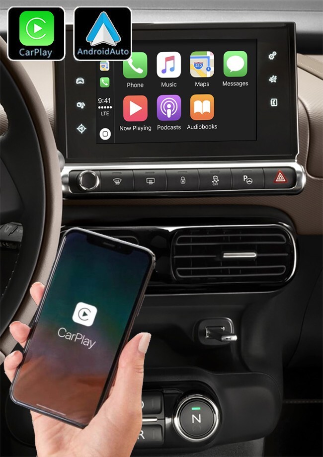 Wireless Apple Carplay Android Auto retrofit kit for Citroen C4 C5 DS3 DS4  DS5