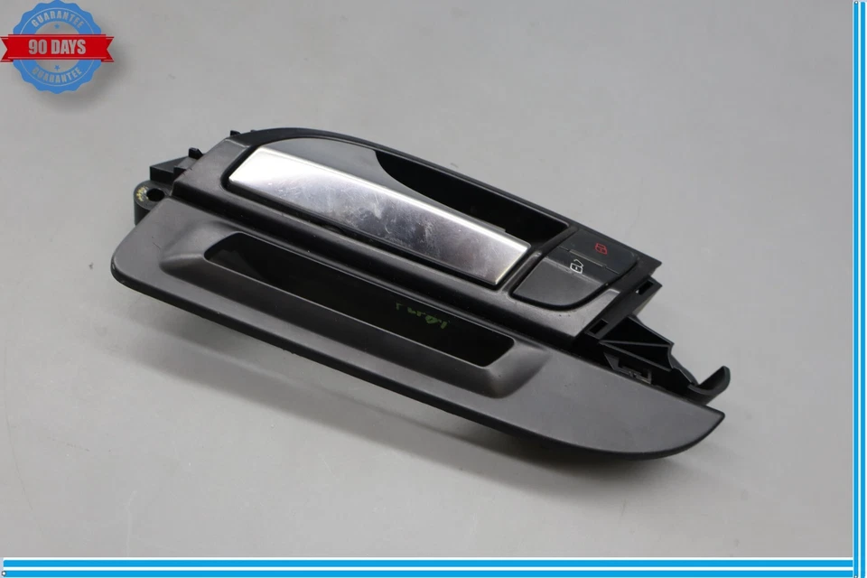 07-15 Audi Q7 Front Left Driver Side Door Interior Door Handle Black Oem - Image 3 of 4