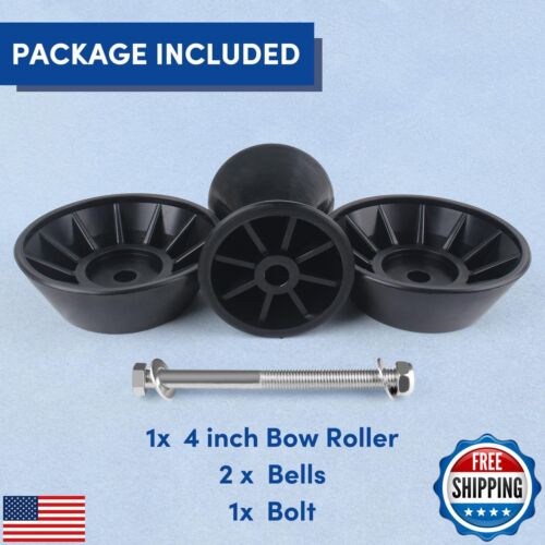 Boat Trailer Roller 4 inch,Boat Rollers for Trailer,Bow Roller with Bells and - 第 4/5 張圖片
