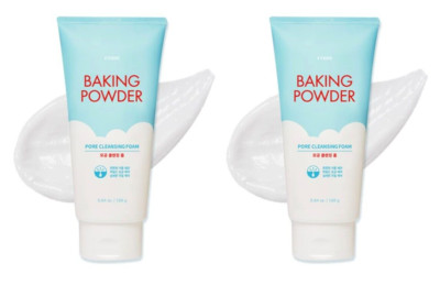 Lot 2x ETUDE HOUSE Baking Powder Pore Cleansing Foam 160ml Korean K-Beauty