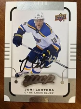 15-16 UD MVP Hockey Silver Scrips 40 Jori Lehtera