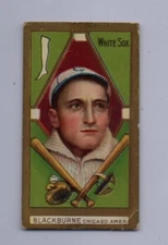 1911 T205 Gold Border, LENA BLACKBURNE, Hassan F649 Back, Chicago White Sox
