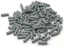 Lego 100 New Light Bluish Gray Technic Pin without Friction Ridges Piece