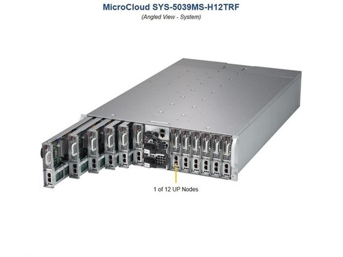 SUPERMICRO 5039MS-H12TRF 12x Xeon E3-1230 v5 3.4 GHz 192GB 3U Server - Picture 5 of 5