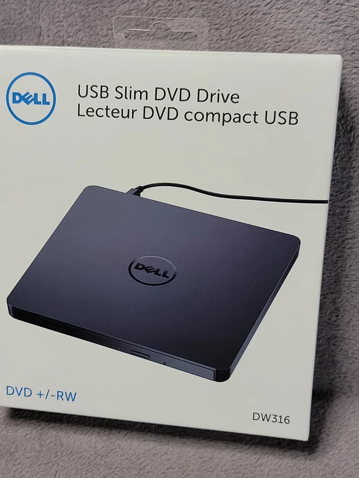 Dell Usb Slim Dvd+/- Rw Drive - Plug And Play - DW316 - Image 4 of 4