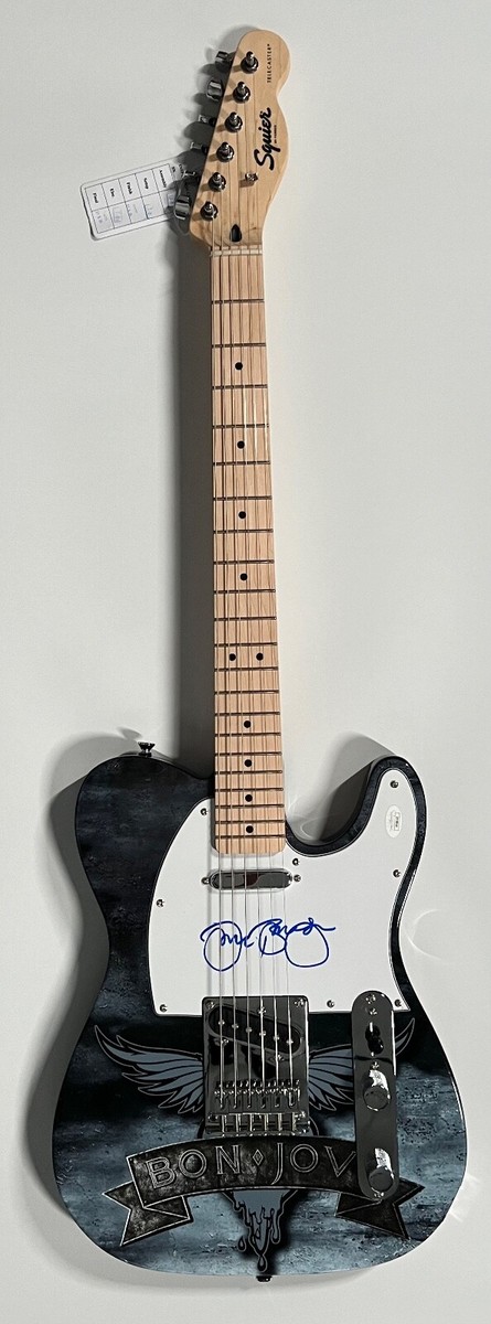 Jon Bon Jovi JSA Autograph Signed Fender Squier Telecaster Guitar