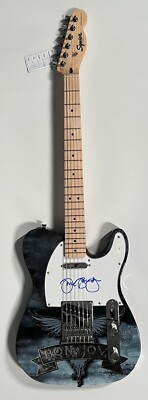 Jon Bon Jovi JSA Autograph Signed Fender Squier Telecaster Guitar