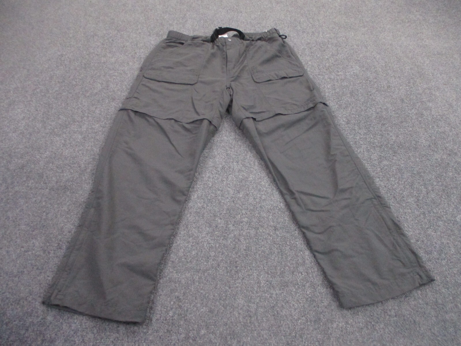 North Face Pants Adult XL Cargo Gray Outdoors Hiking Convertible Climbing Mens