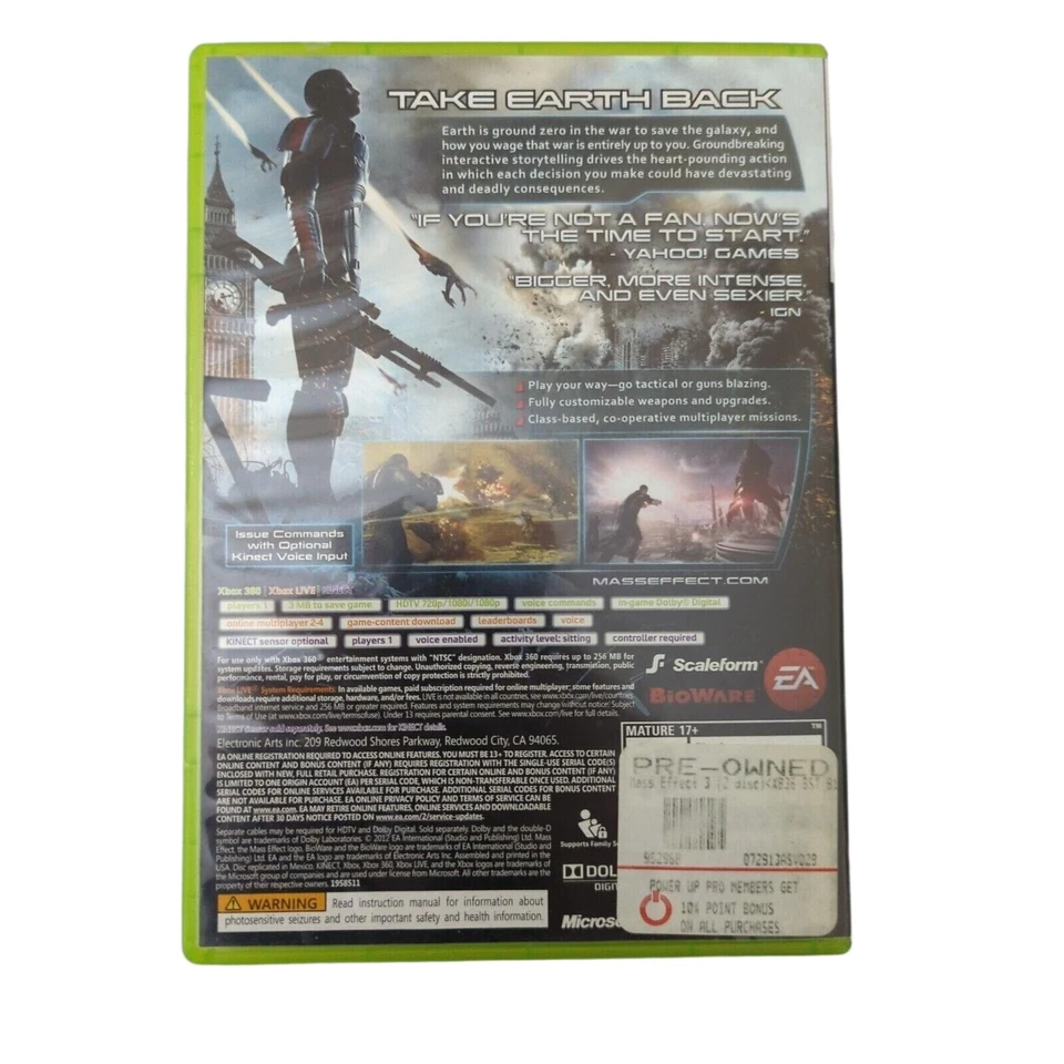 Mass Effect 3 (Microsoft Xbox 360, 2012) - Image 4 of 4