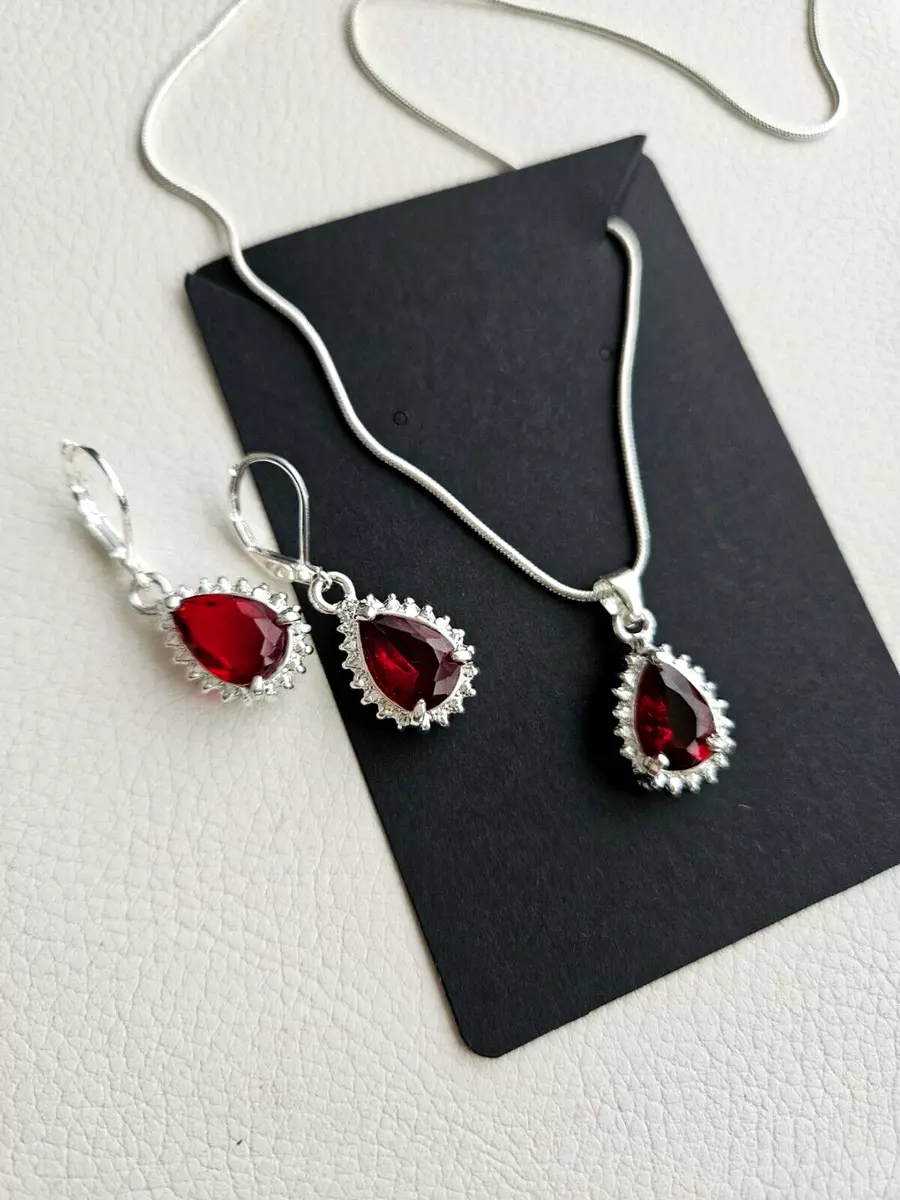 Ruby stone shop pendant