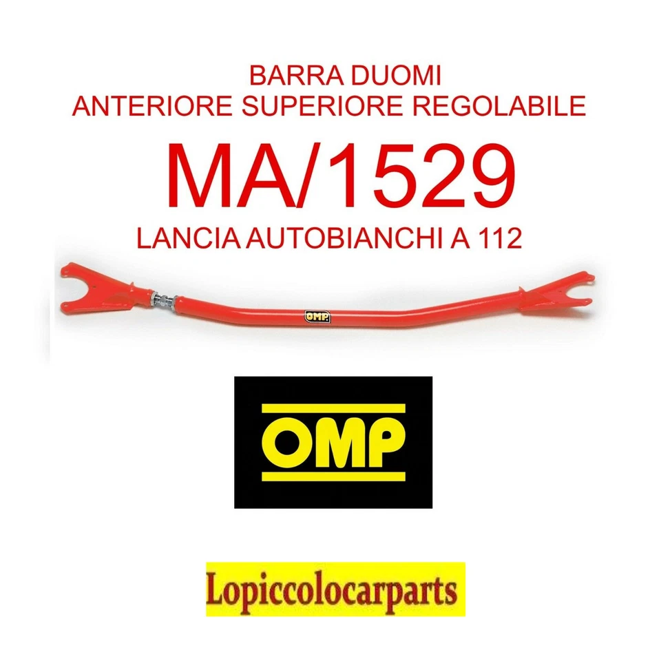 Barra duomi MA/1529 OMP anteriore  regolabile Lancia Autobianchi A 112 abarth - Imagen 2 de 4