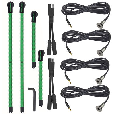 Yak-Power YP-LEDK-G4 Complete 4-Piece LED Light Kit (Green)