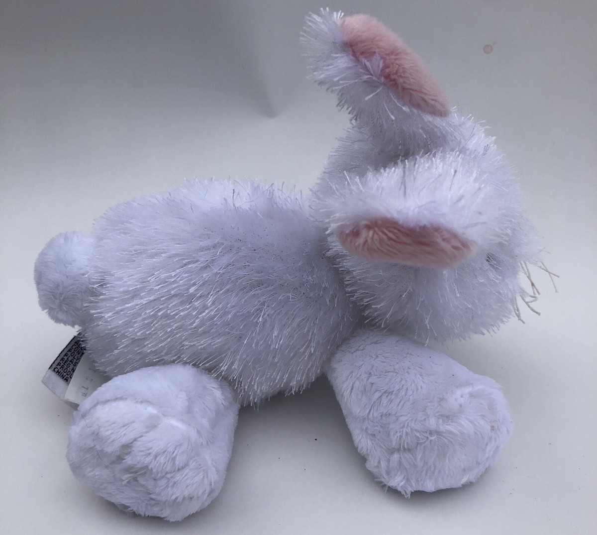 Rabbit♡　0910 Ganz Webkinz #HM078 White Bunny Rabbit Plush Stuffed Animal
