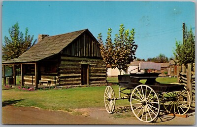 Kern County Museums Pioneer Village Log Cabin Bakersfield CA Postcard G816
