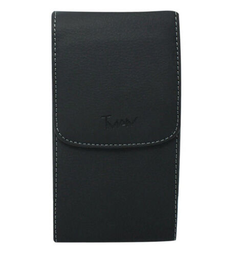 Wider Vertical Leather Pouch Fits with Hard Shell Case 5.19 x 2.95 x 0.74 inches - Picture 1 of 3