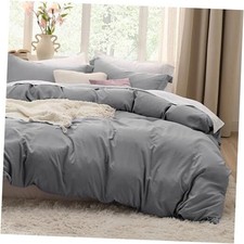 Bedsure Grey California California King 104" X 98" 04 - Grey No Comforter