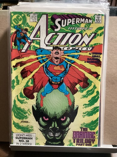 LOTTO 15 FUMETTI ACTION COMICS #541-747 DC 1982 GEORGE PEREZ - Foto 8 di 15