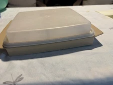 VINTAGE TUPPERWARE Deviled Egg Keeper / Carrier Tray w/ 2 Egg Holders + Lid