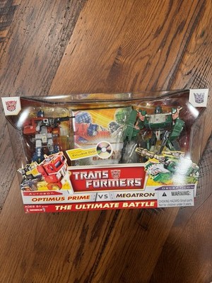 Transformers The Ultimate Battle Optimus Prime Vs Megatron +DVD 2006 Mint Sealed