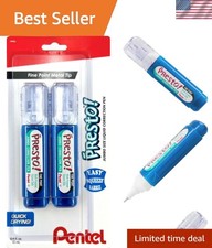 2-Pack Presto Jumbo Correction Pens - Smooth Grip, Ideal for Small Print Edits