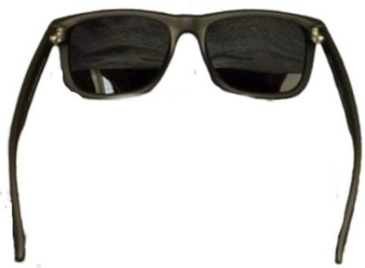 Ray-Ban Justin RB4165 Rectangular Sunglasses for Men - Matte Black/Grey Gradient